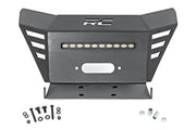 Winch Plate | 10" Black Slimline | Honda Pioneer 520