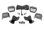 LED Light Kit | Rear Mount | 3" Chrome Pair | Wide Angle | Segway 570 F