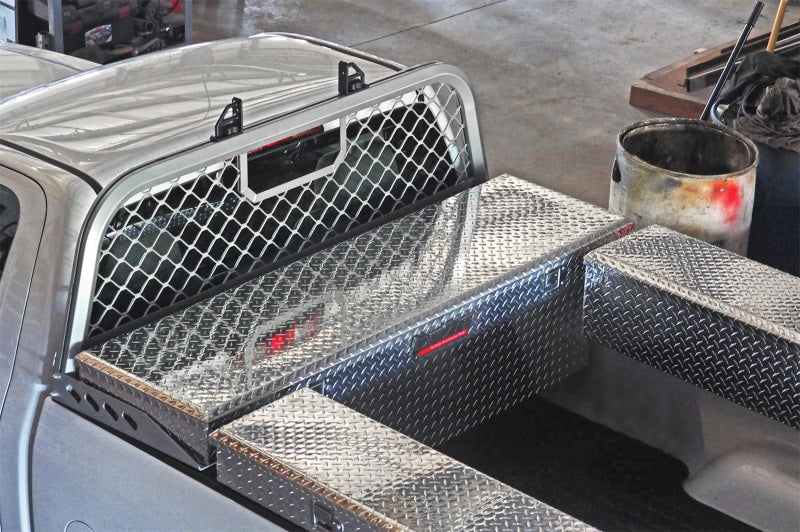Dee Zee 15-23 Chevrolet Colorado Cargo Management Cab Rack - Silver Mesh