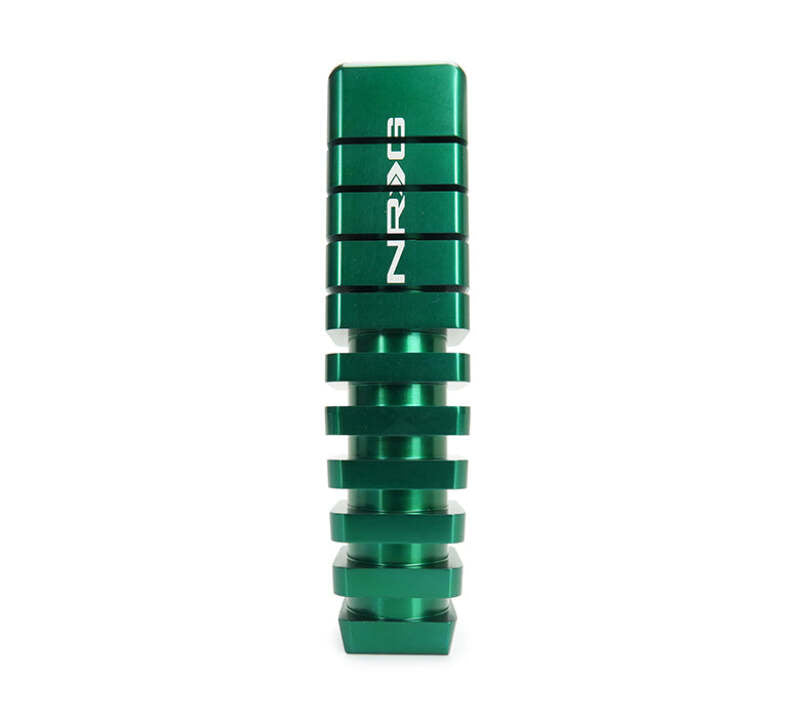 NRG Shift Knob - 20 Year Anniversary Weighted Square Heat Sink Short - Green