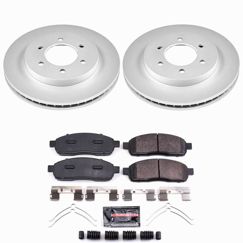Power Stop 04-08 Ford F-150 Front Z23 Coated Brake Kit