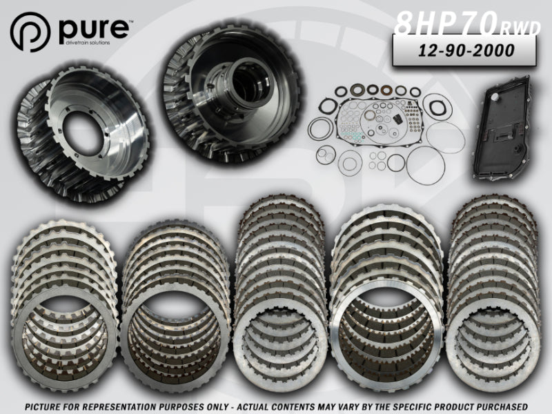 Pure Drivetrain 8HP70 High Performance Transmission Hard Parts Kit - RWD - Stage 2