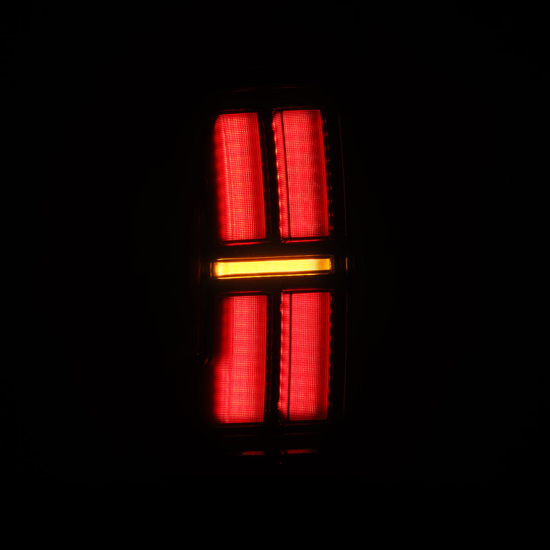 AlphaRex 05-15 Toyota Tacoma NOVA Prismatic LED Tail Lights - Alpha-Black