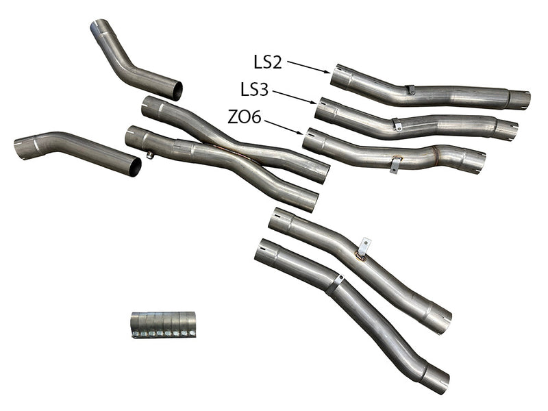 SPEED ENGINEERING C6 CORVETTE 1 7/8" LONGTUBE HEADERS| 2005-13 (LS2 LS3 LS6 LS7 ENGINES)