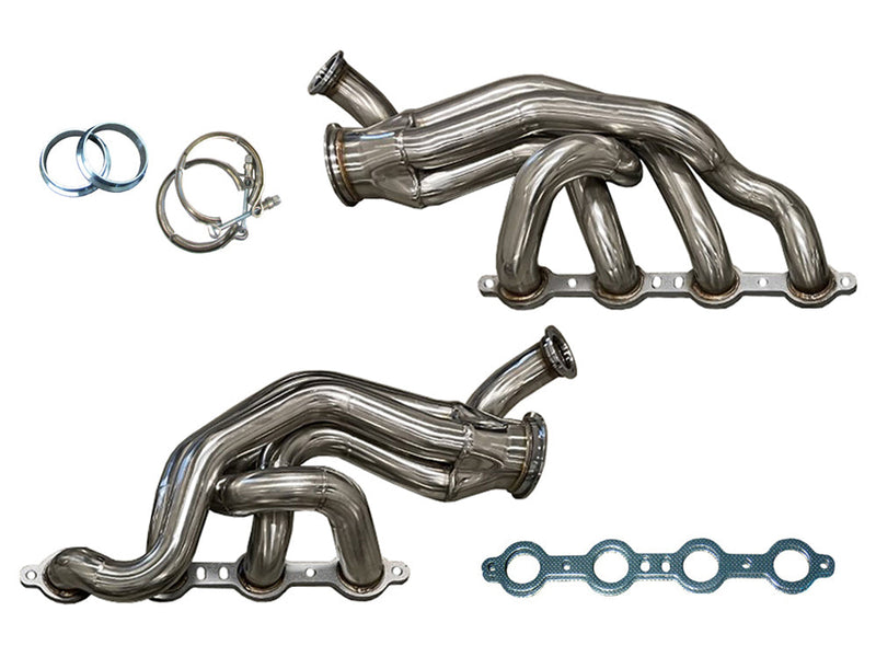 Speed Engineering Universal LS 1 3/4" Turbo Headers - Wastegate Mount
