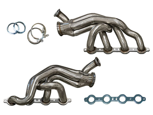 Speed Engineering Universal LS 1 3/4" Turbo Headers - Wastegate Mount