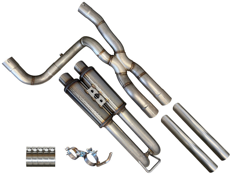 Speed Engineering Ford F-150 True Dual Exhaust Kit 2011-2025 Single Cab Axle Exit