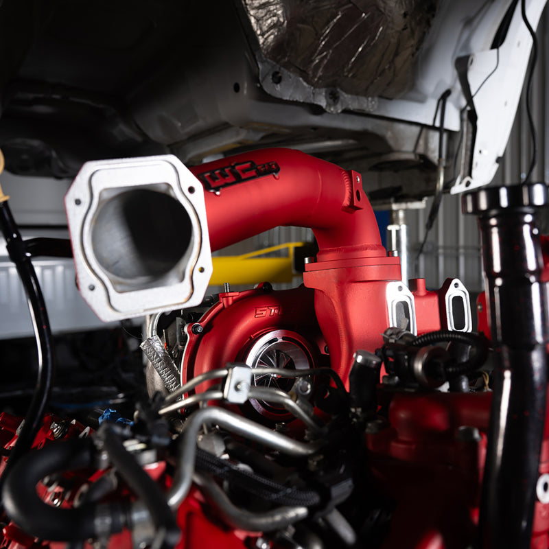 Wehrli 11-16 Chevrolet 6.6L LML Duramax High Flow Y-Bridge Kit - Sparkle Bomber Orange