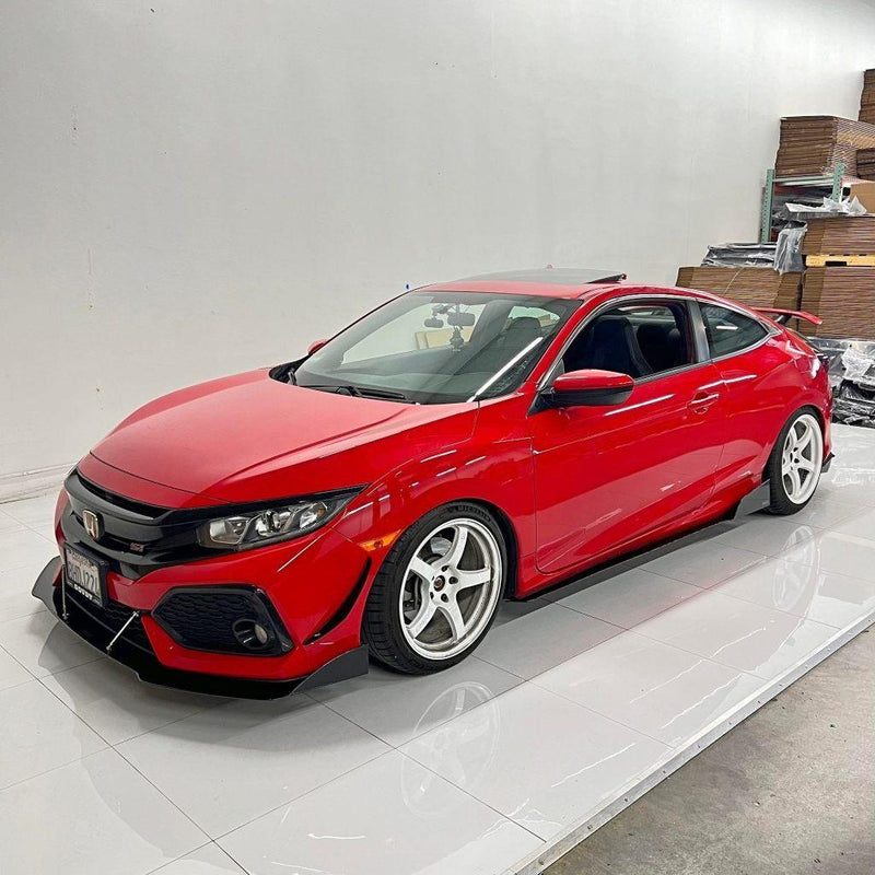 2017-2021 Honda Civic Splitter  ([Hatchback, Si Coupe, Si Sedan] ) V2
