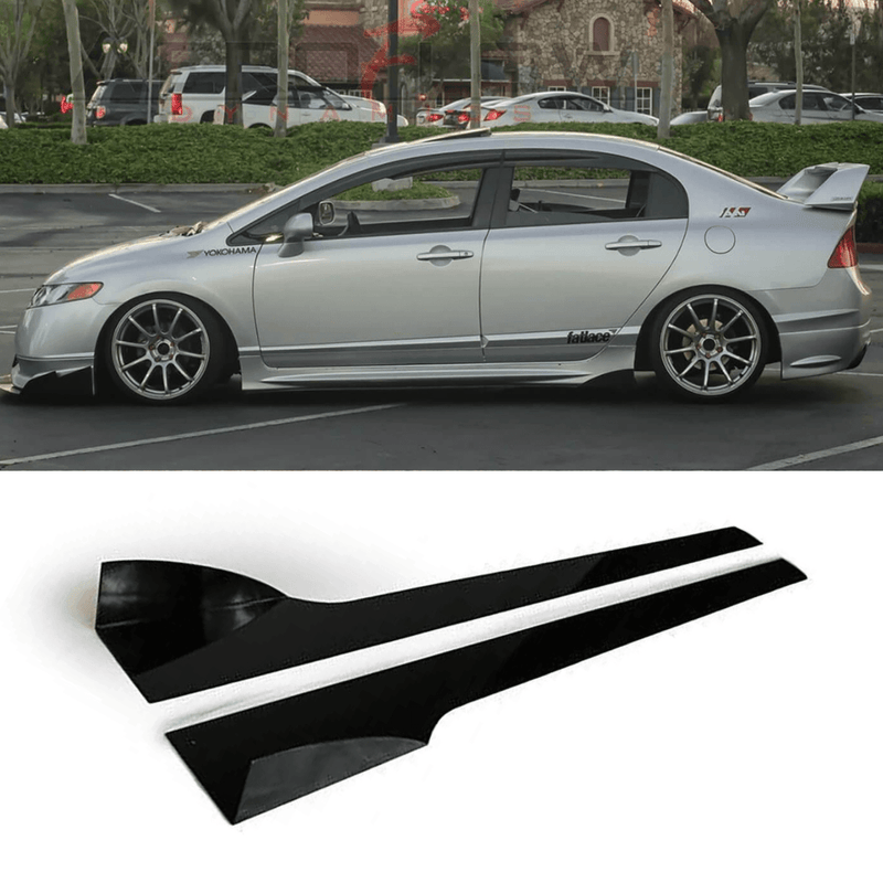 2006-2011 Honda Civic Side Skirt Extension V2 ( Sedan)