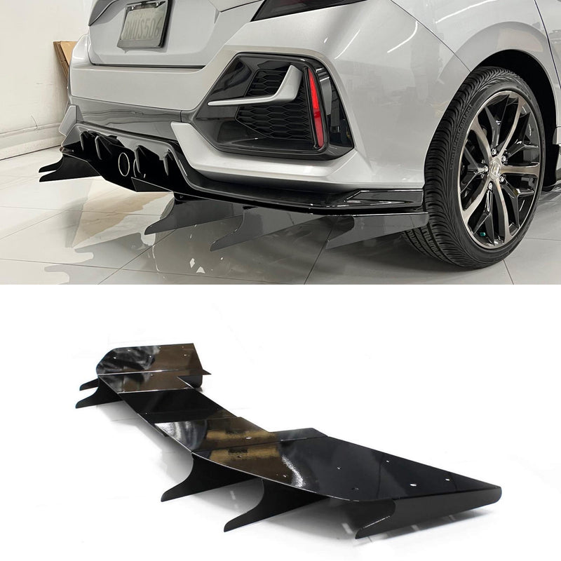 2020-2021 Honda Civic Rear Diffuser (Hatch [Sport, Sport Touring]) V5