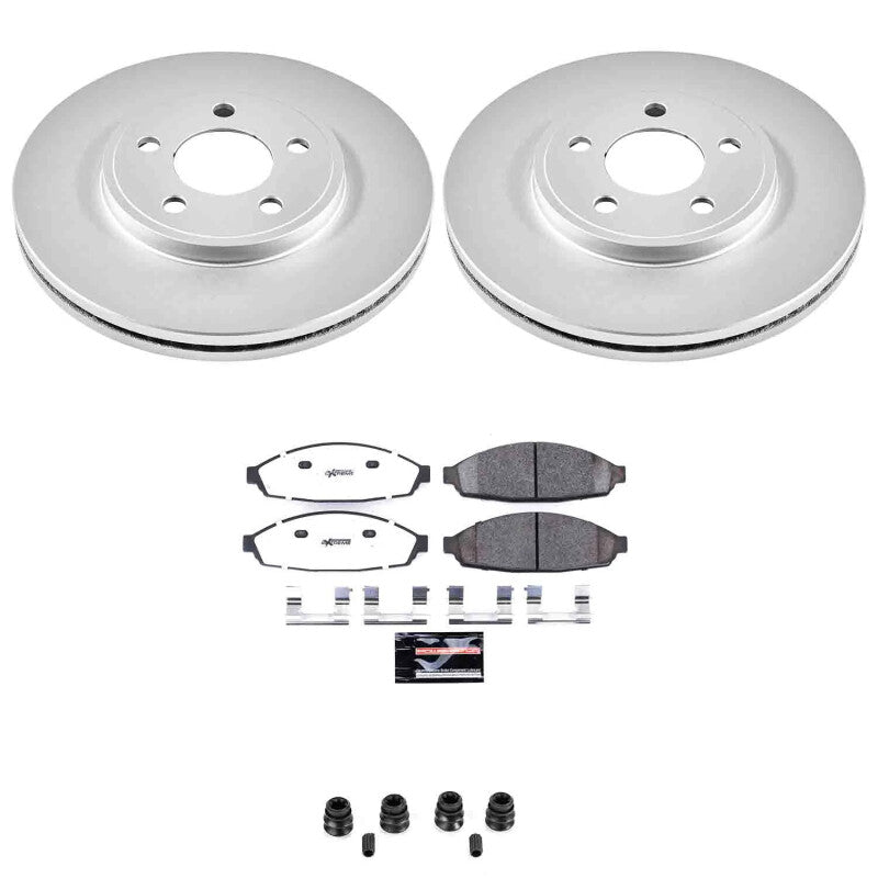 Power Stop 03-11 Ford Crown Victoria Front Z26 Coated Brake Kit