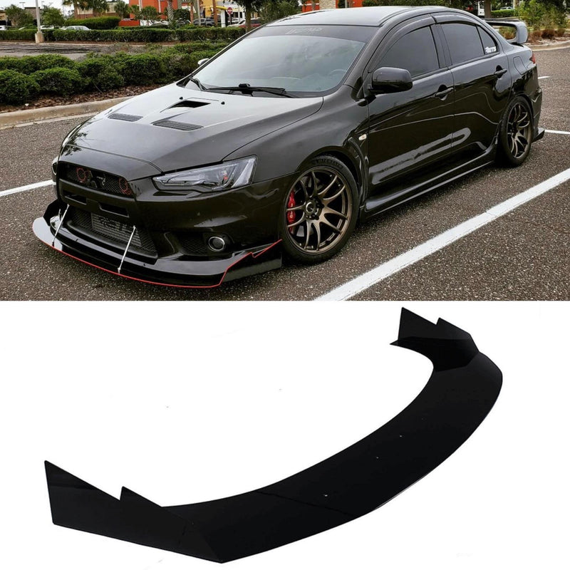 2007-2015 Mitsubishi Evo X Front Splitter V3