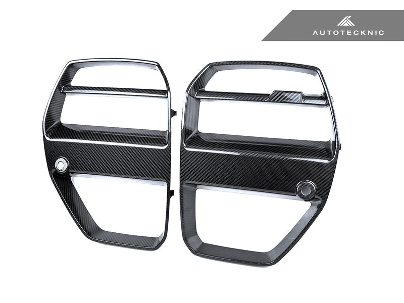 AutoTecknic Dry Carbon Motorsport V1 Front Grille Set - G80 M3 | G82/ G83 M4
