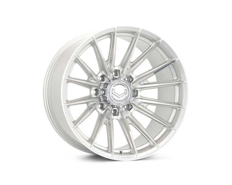 Vossen HFX-2 22x10 - 8x180 - ET18 - Super Deep Face - 124.3 - Silver Polished Wheel