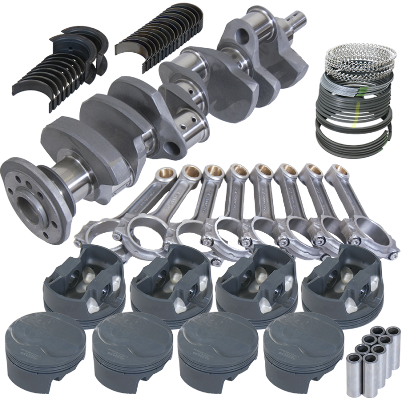 Eagle Chevy 350 3.750in Crank 6.000in I-Beam Rods 6cc Dome 4.060in Pistons Rotating Assembly