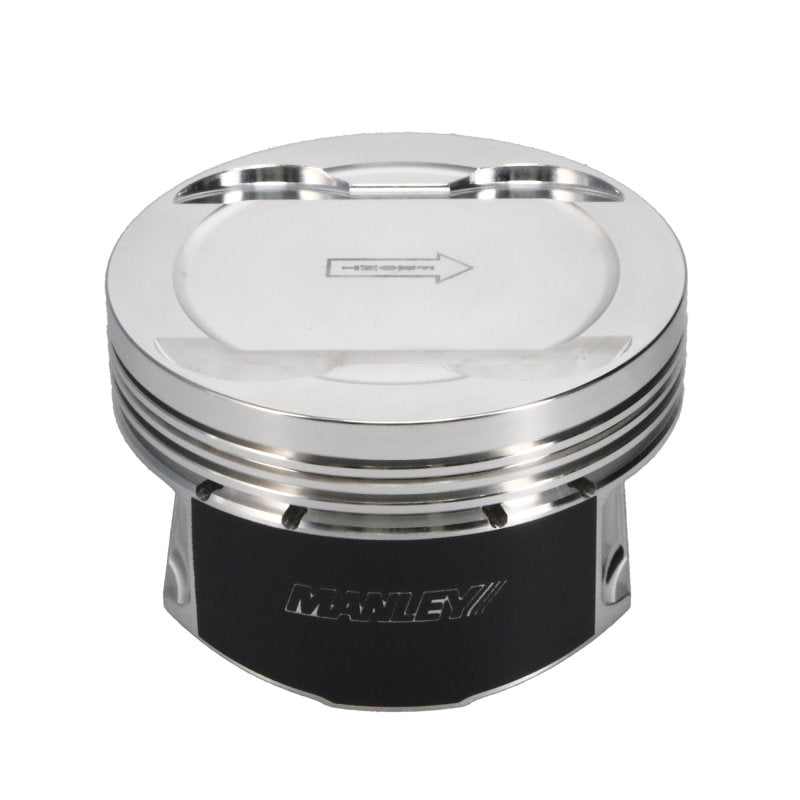 Manley Ford 3.7L Cyclone V6 3.770in Bore 1.239in Comp Height -5.0cc Extr Duty Piston Set - Set of 6