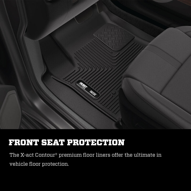 Husky Liners 2024+ Chevy Traverse / 2024+ GM Acadia X-Act Contour Front Seat Floor Liners - Black