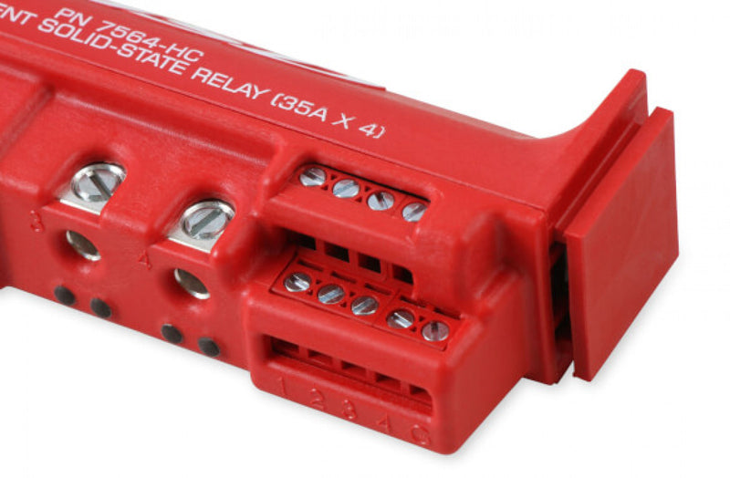 High-Current Solid-State Relay 35Ax4, Red