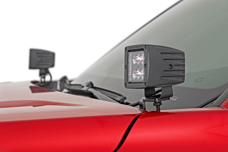 LED Light Kit | Ditch Mount | 2" Black Pair | Spot | Toyota Tacoma (24-25)
