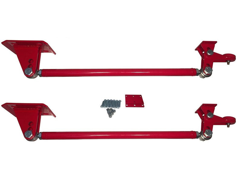 Suspension Engineering Silverado Sierra traction bars red