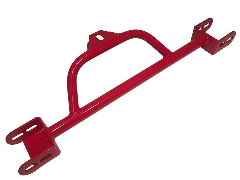 Suspension Engineering 4L80E conversion crossmember 2000-2006 Silverado Sierra 2WD red