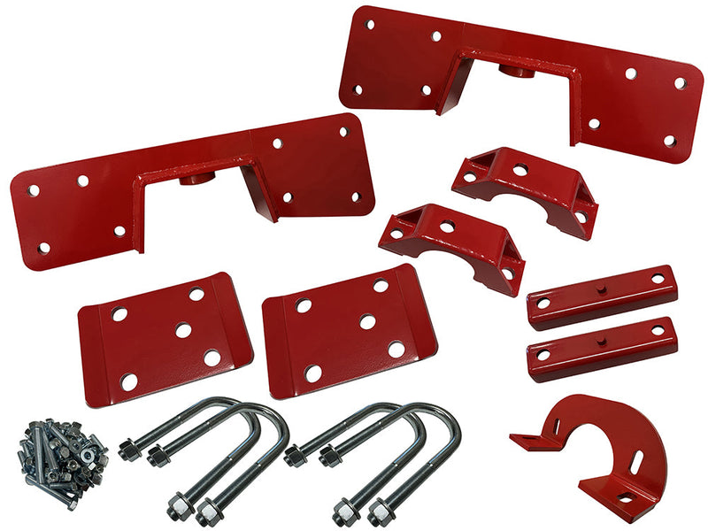 Suspension Engineering 1999-2006 Silverado Sierra 6 inch rear flip kit red