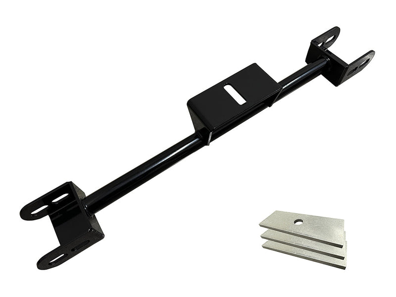 Suspension Engineering 4L60E transmission crossmember 2000-2006 Silverado Sierra 2WD black