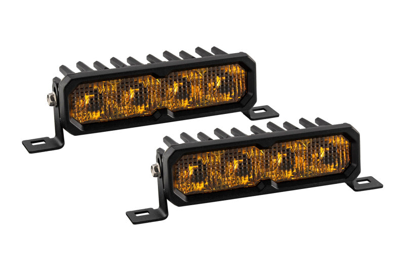 Diode Dynamics SS6 Sport Yellow Combo Standard ABL (pair) 3000K