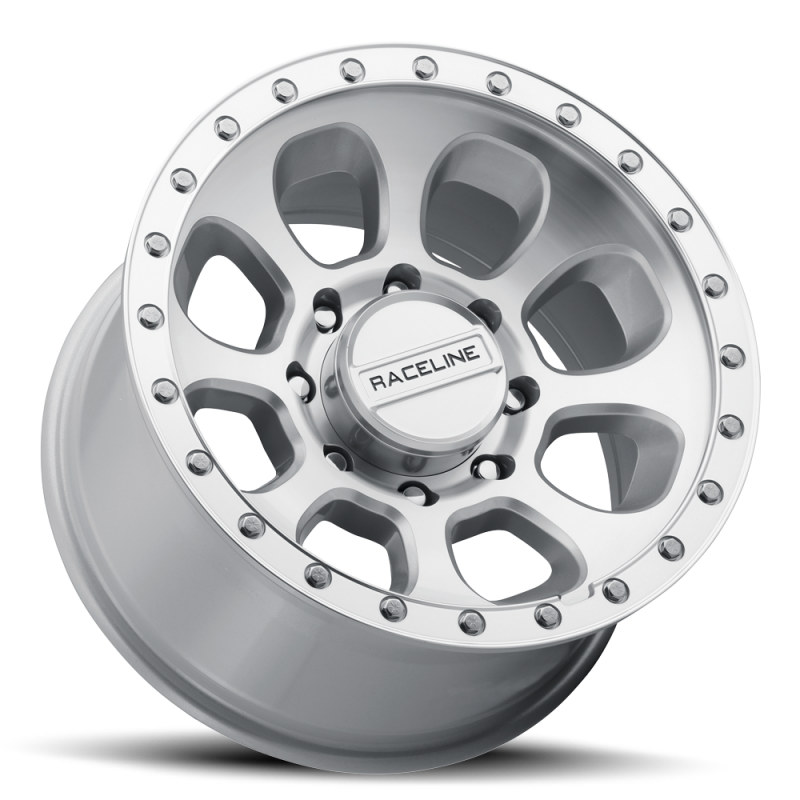 Raceline 961MC Bolt 17x9in / 8x180 BP / -12mm Offset / 130.81mm Bore - Machined Cc