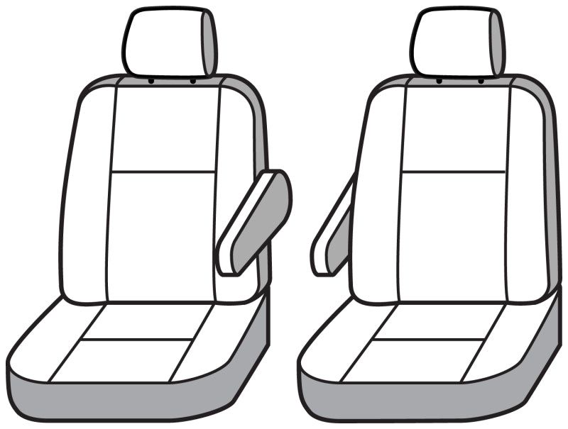 Covercraft 10-15 Mercedes-Benz Sprinter Endura Waterproof SeatSaver Custom Frt Row Seat Covers-Taupe
