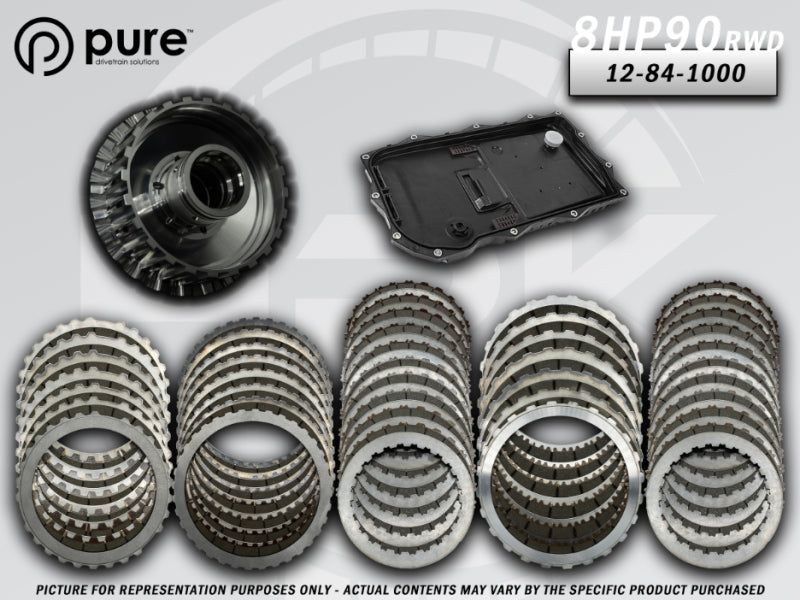 Pure Drivetrain 8HP90 High Performance Transmission Hard Parts Kit - RWD - Stage 1