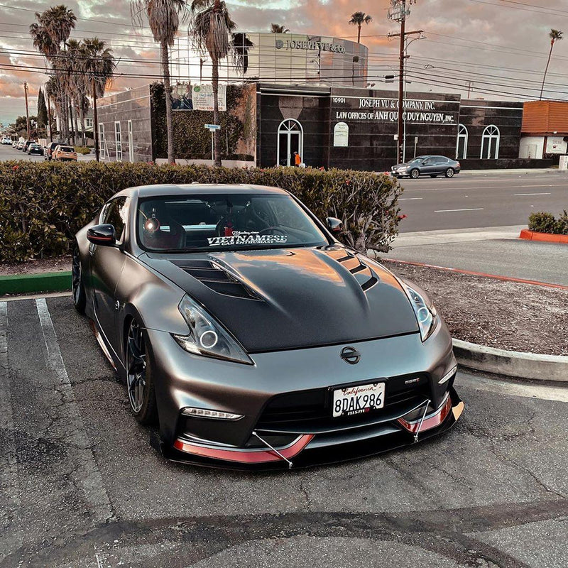 2015-2020 Nissan 370z Splitter V2 ( Nismo Bumper)
