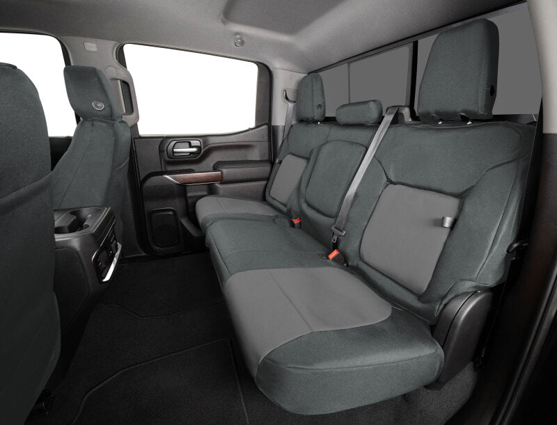 Covercraft 12-18 Dodge Ram Endura PrecisionFit Custom Front Row Seat Covers - Charcoal/Silver