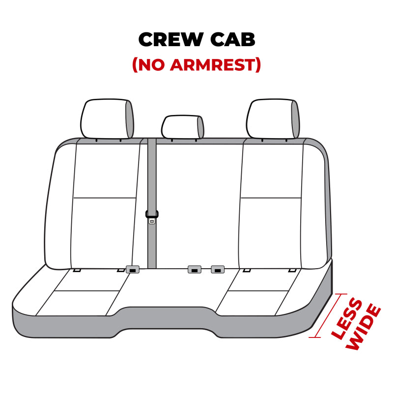 Covercraft 11-24 Dodge Ram Carhartt SeatSaver Custom Second Row Seat Covers - Brown