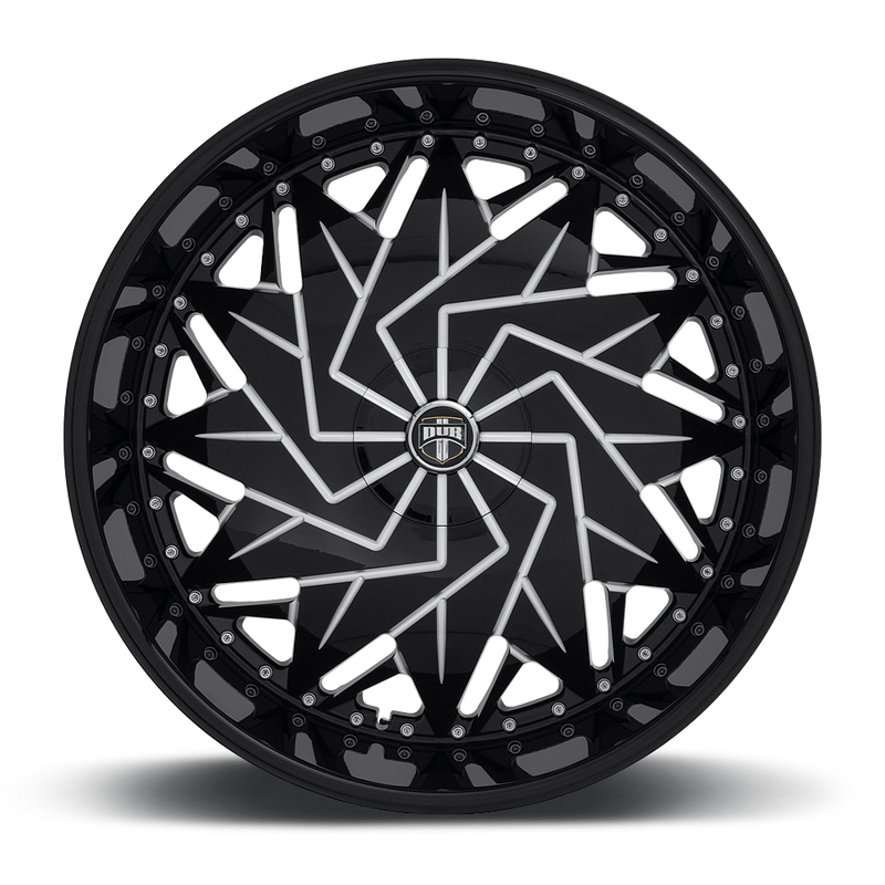 DUB DAZR CAP-GLOSS BLK MIL