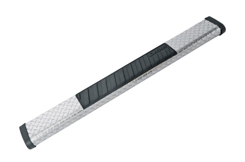 Dee Zee Universal Tubes - 6In Oval - Brite Tread Aluminum (ExtCab)