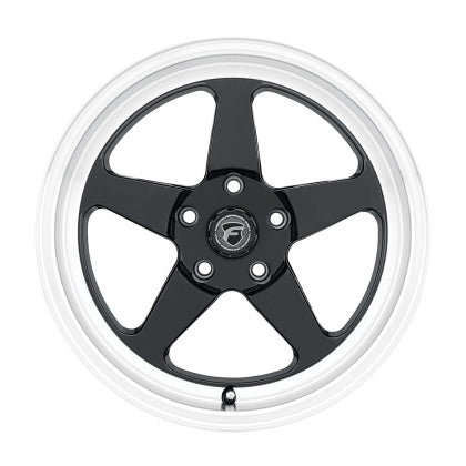 Forgestar D5 Drag 18x9.0 / 5x114.3 BP / ET22 / 5.9in BS Gloss Black Wheel