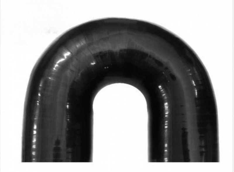 BOOST Products Silicone Elbow 180 Degrees, 1-7/8" ID, Black