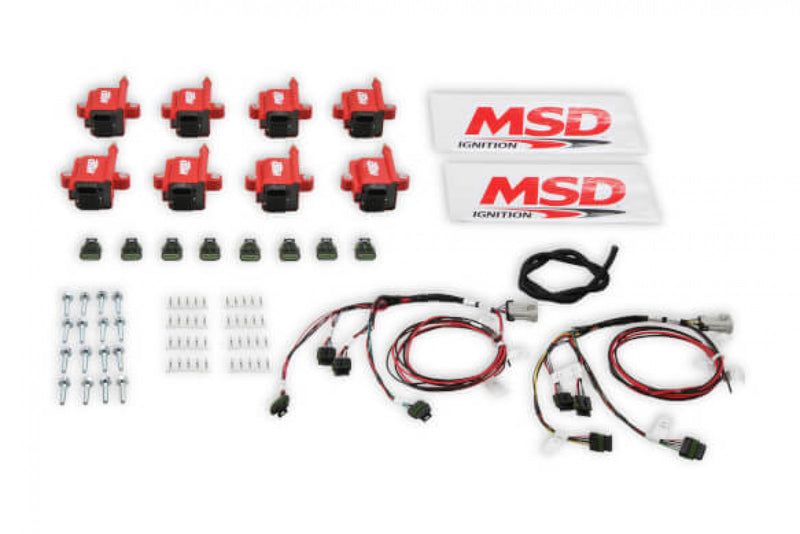 MSD Ignition Coil - Smart - Big Wire Kit - Red