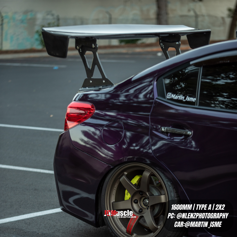 JDMuscle 15-21 WRX/STI VS Style Full Carbon Fiber Euro GT Wing