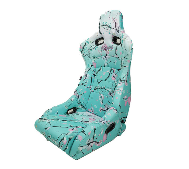 NRG Prisma Lab Reclinable Bucket Racing Seat - Pair (Blue)