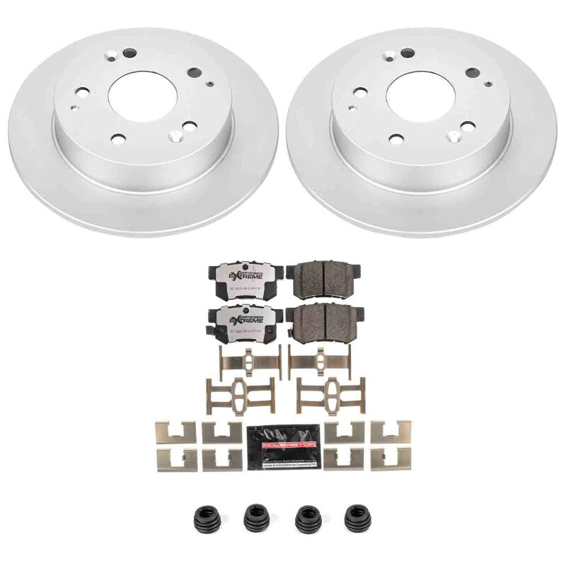 Power Stop 97-01 Acura Integra Rear Z26 Coated Brake Kit
