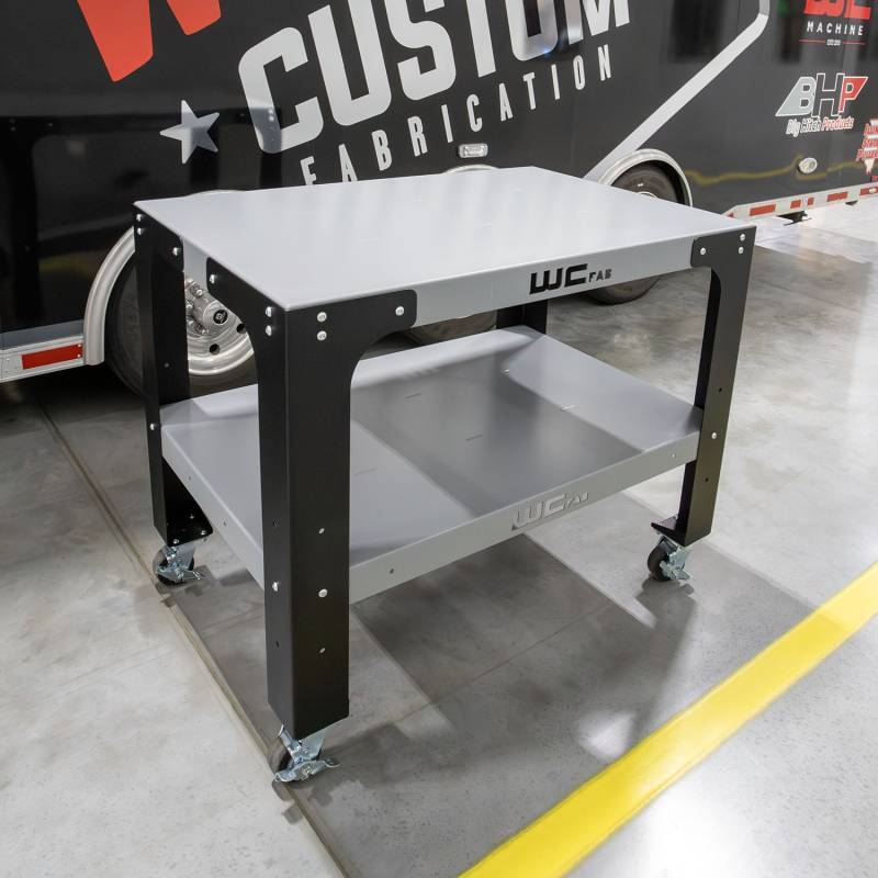 Wehrli Modular Steel Work Bench Top/Shelf Kit, 32in. x 48in. x .120in. Thick, BOTH Grey