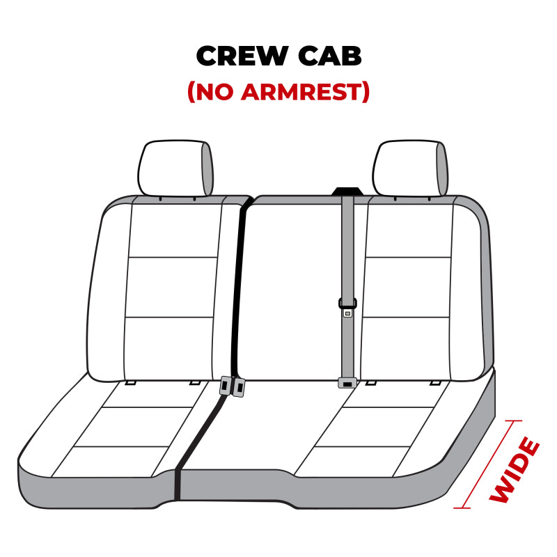 Covercraft 14 Chevrolet Silverado Carhartt SeatSaver Custom Second Row Seat Covers - Brown