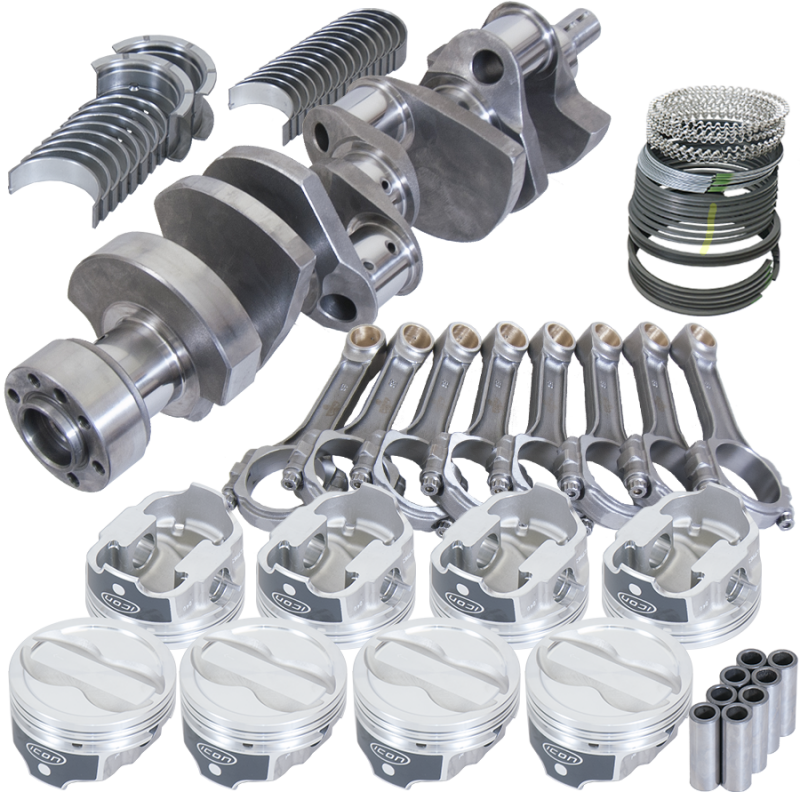 Eagle Chevy LT1350 1Pc 3.750in Crank 6.000in I-Beam Rods -18cc 4.030in Pistons Rotating Assembly