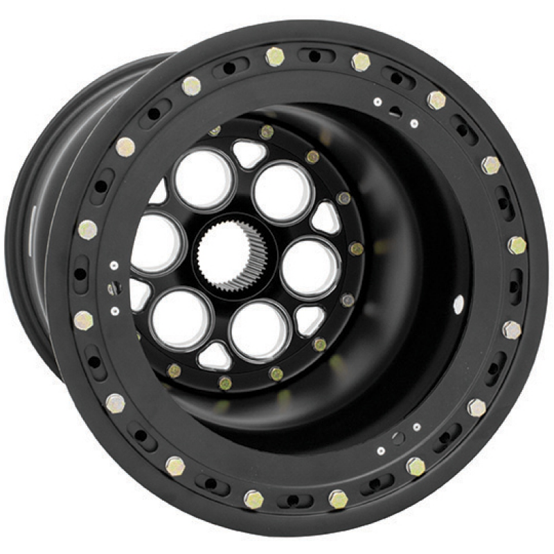 Weld Magnum Sprint 15x15 / 42-Spline / 6 BS - Black Center - Black Shell - DBL - Black Cover Wheel