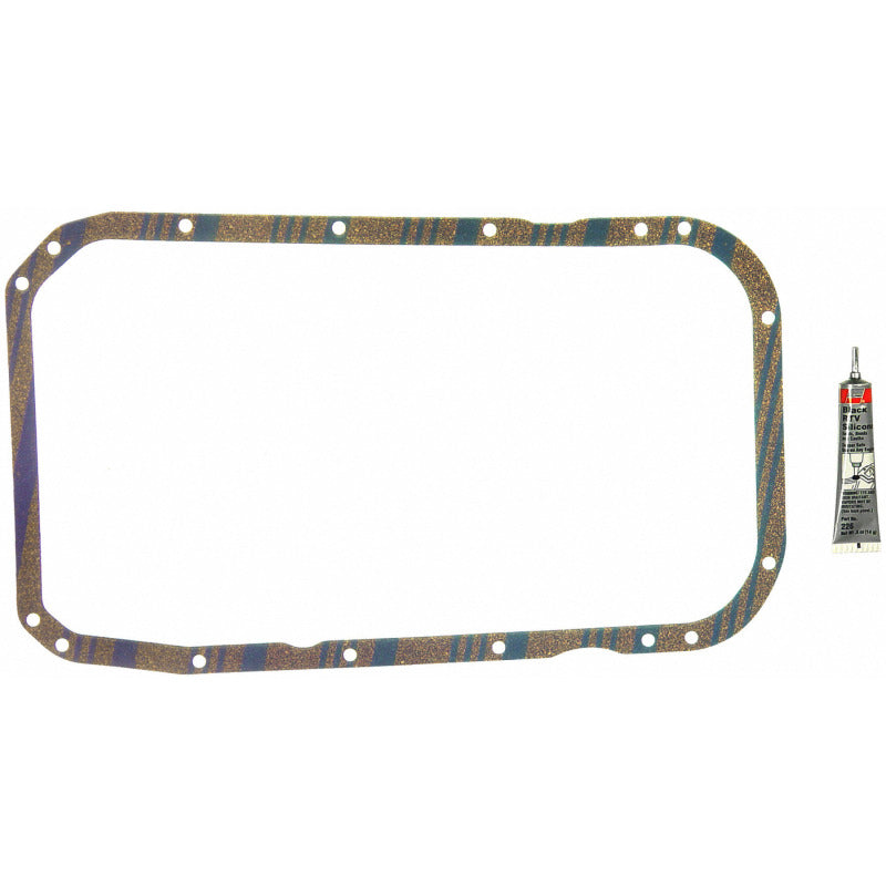 Fel-Pro Chrysler LeBaron OS 30570 C Engine Oil Pan Gasket Set Blue Stripe cork-rubber