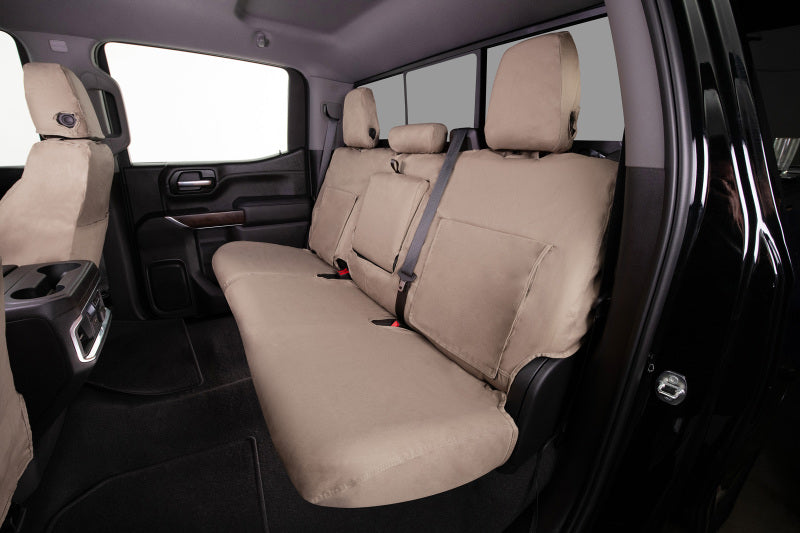 Covercraft 10-23 Toyota 4Runner Polycotton SeatSaver Custom Front Row Seat Covers - Taupe
