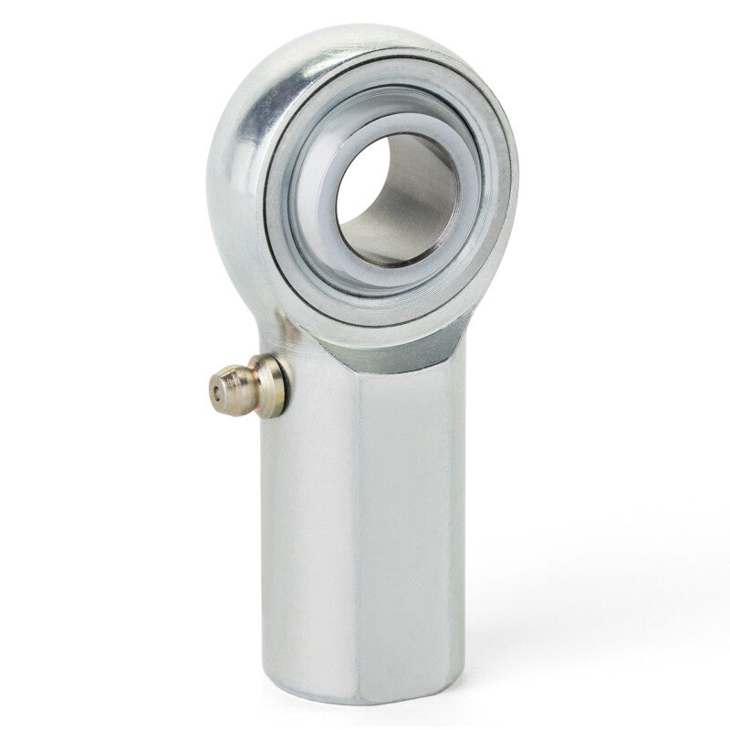 QA1 K Series 3-Pc Rod End - Female/Right Hand - .375in Bore x 3/8-24 w/Zerk - Carbon Steel